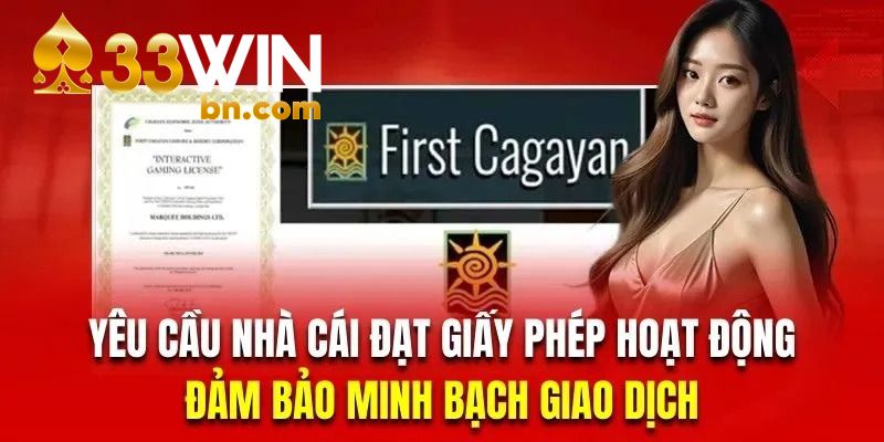 Nền tảng vinh dự và tự hào được chứng nhận uy tín từ tổ chức First Cagayan