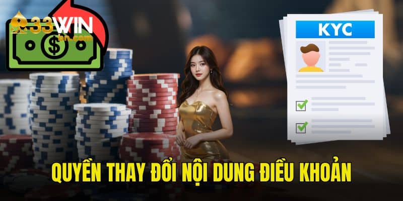 Nội dung thay đổi phải được cập nhật đầy đủ, minh bạch
